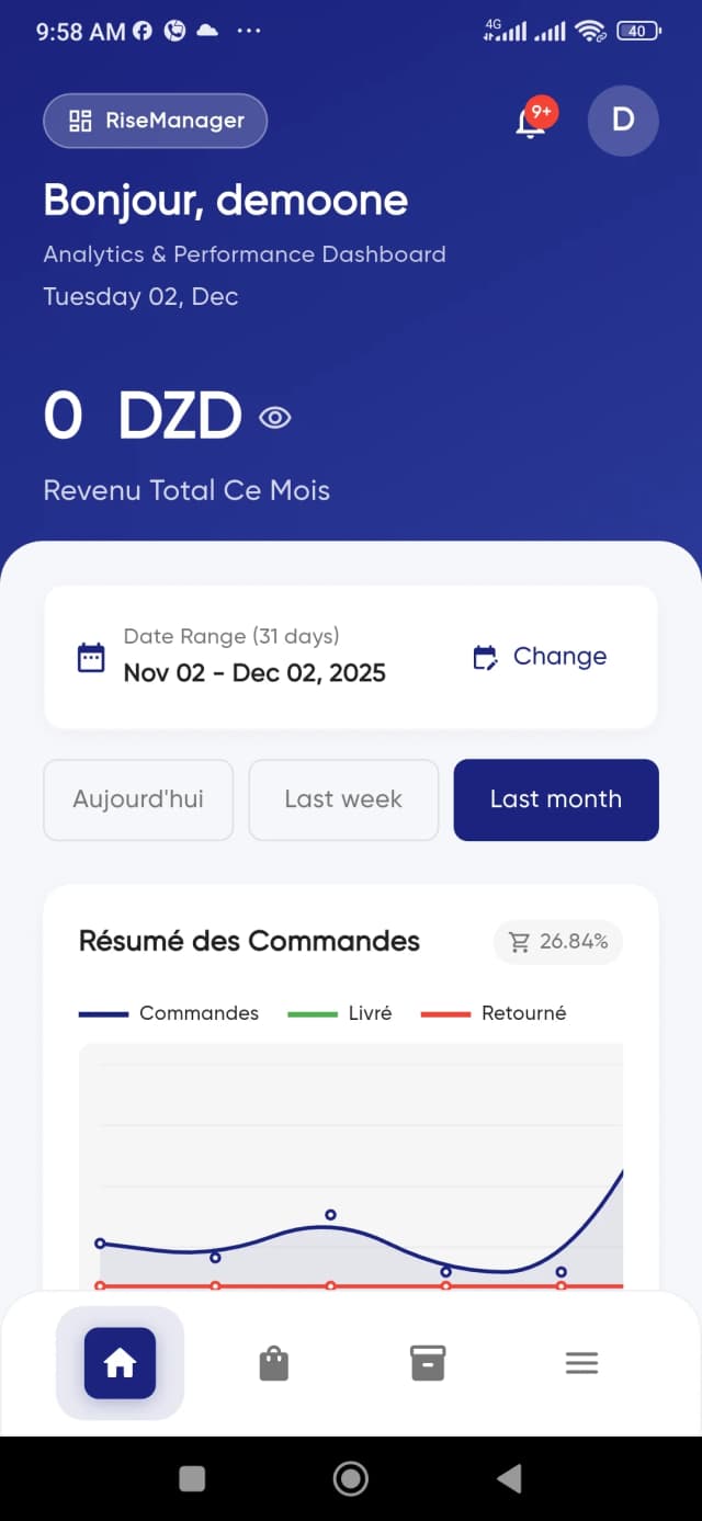 RiseManager Screenshot 1